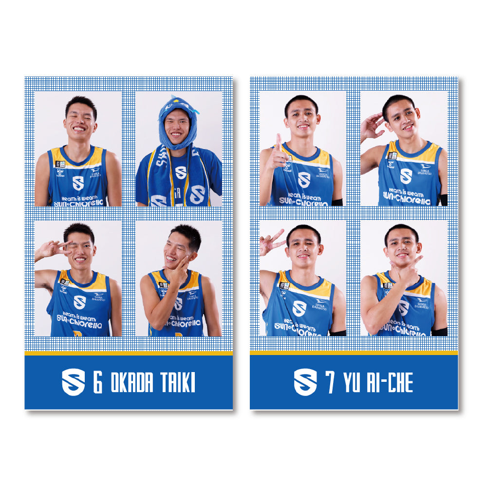 2024-25 証明写真風ステッカー – 滋賀レイクス公式ストア