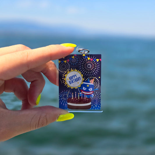 Magny Birthday Acrylic Keychain