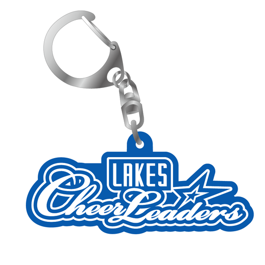 Lake Cheer Logo Rubber Keychain