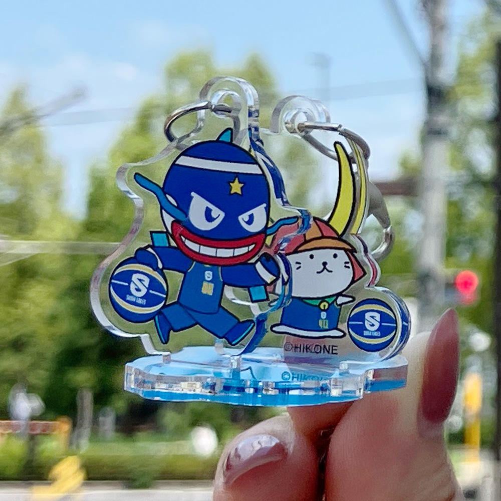 【ひこにゃんコラボ】3連アクリルキーホルダー
