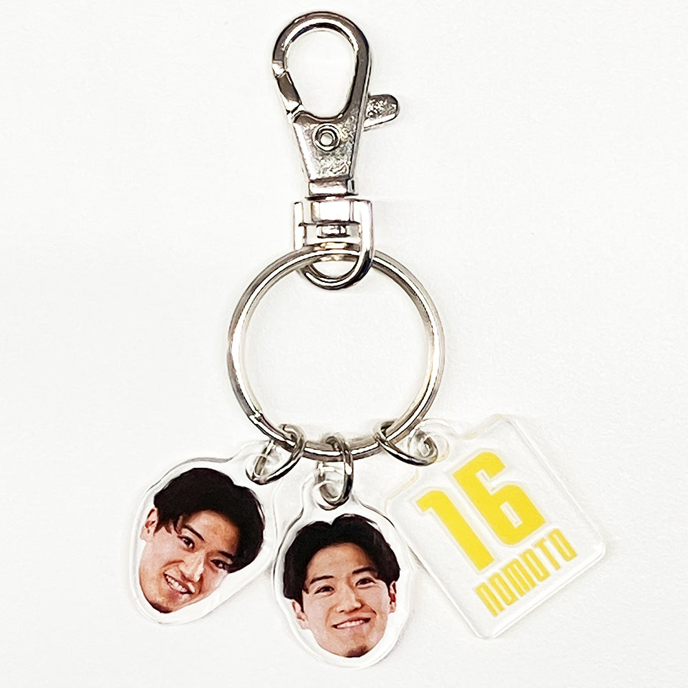 Player Smile 3-piece Acrylic Keychain