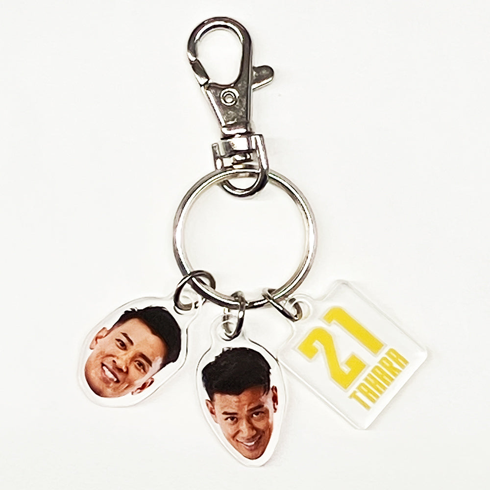 Player Smile 3-piece Acrylic Keychain