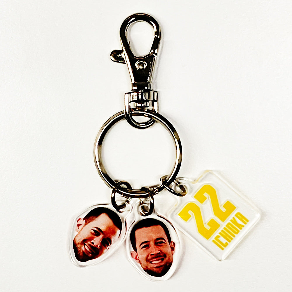 Player Smile 3-piece Acrylic Keychain