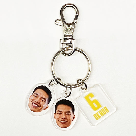 Player Smile 3-piece Acrylic Keychain