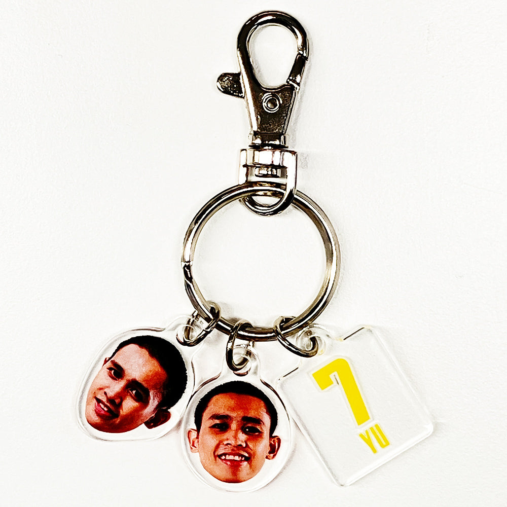 Player Smile 3-piece Acrylic Keychain