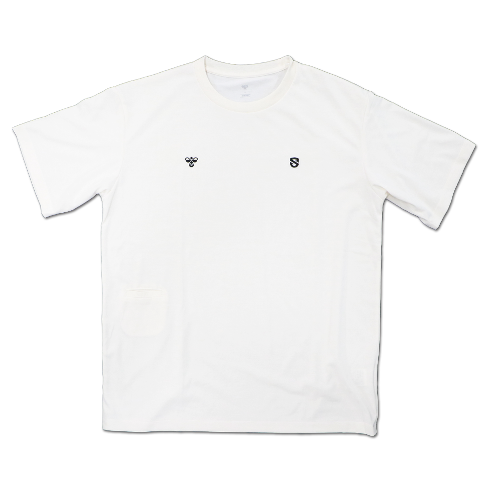 【hummel】エンブレム刺繍ワッペン Tシャツ