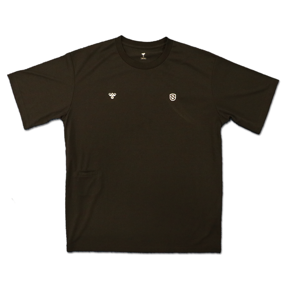 【hummel】エンブレム刺繍ワッペン Tシャツ