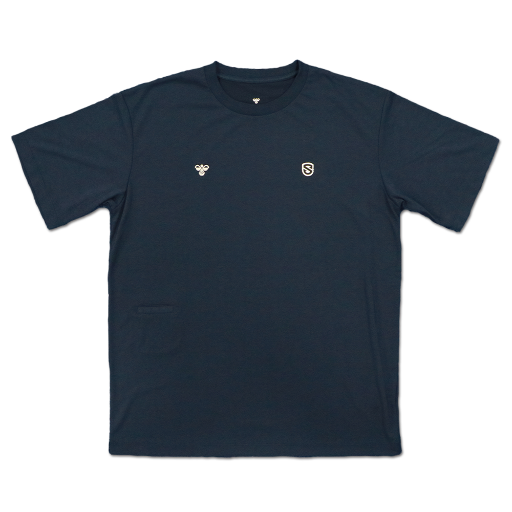 【hummel】エンブレム刺繍ワッペン Tシャツ
