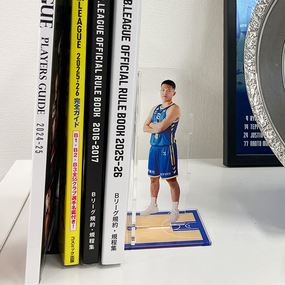 【予約受注商品】選手 アクリルブックエンド