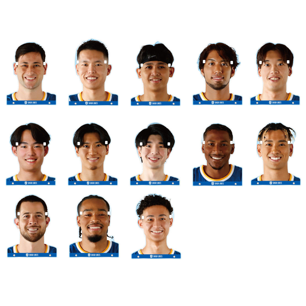 再販【予約受注商品】選手フェイス アクリルめがねスタンド