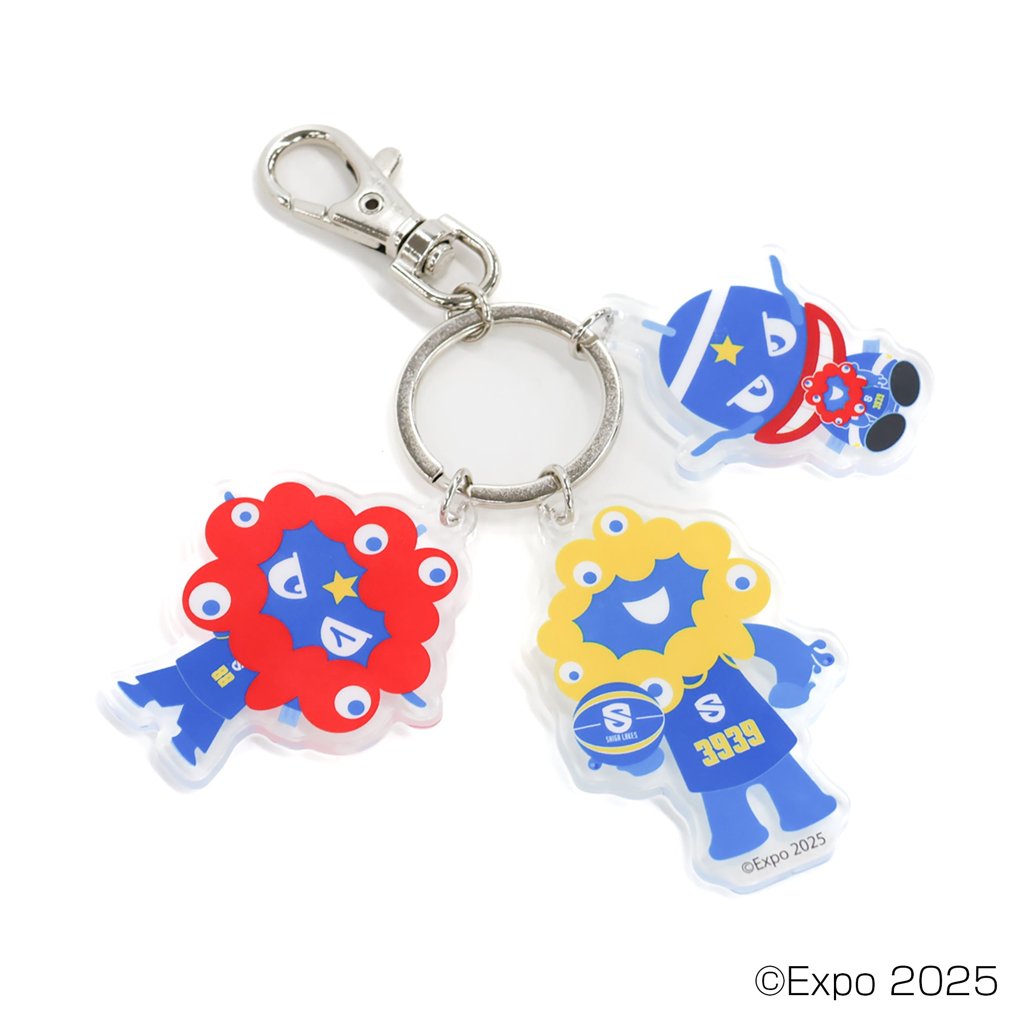 新品未使用タグ付✨KAREY CANIA ラムレザージャケットMエンボス加工 EXPO2025 【滋賀レイクス】ミャクミャク コラボ 3連アクリル
