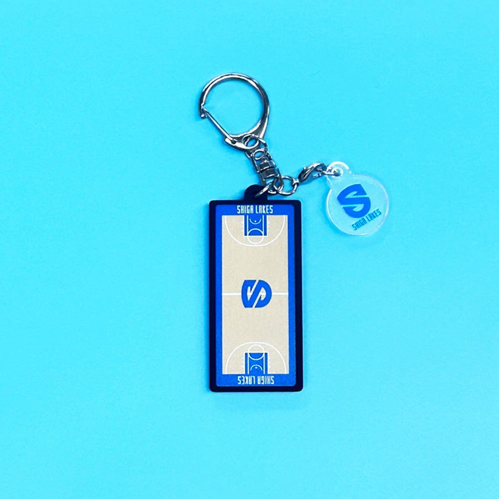 Lake Court Rubber Keychain