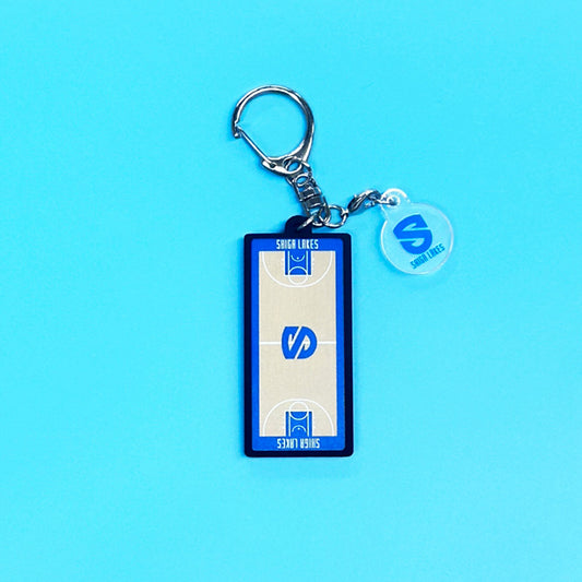 Lake Court Rubber Keychain