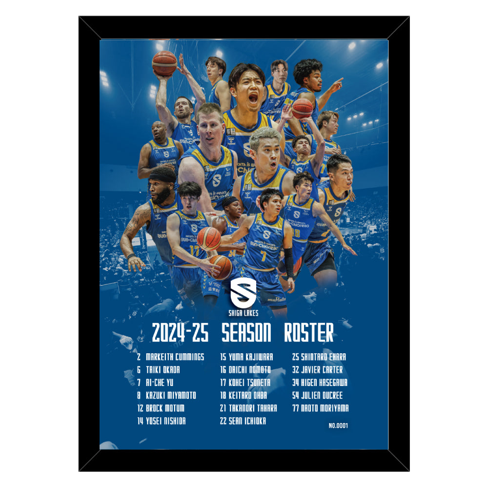 【オンラインストア限定】2024-25 SEASON ROSTER メタルグラフィー