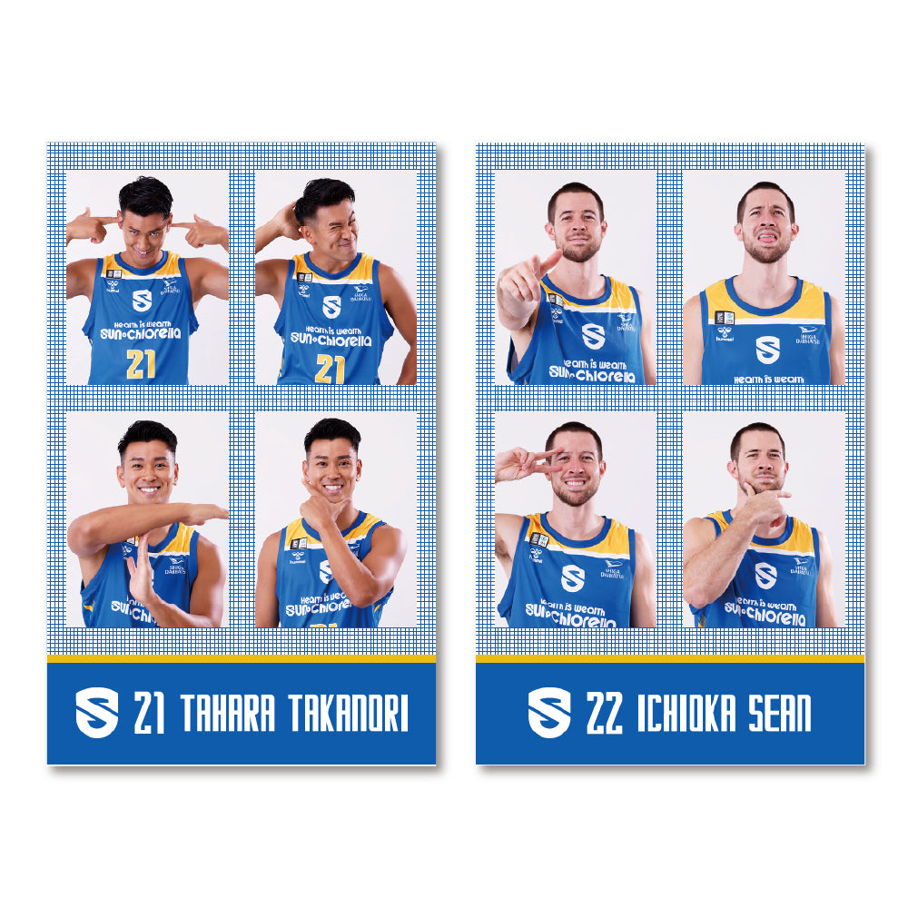 2024-25 証明写真風ステッカー – 滋賀レイクス公式ストア