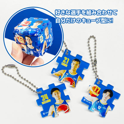 【ガチャ】選手アクリルキューブキーホルダー