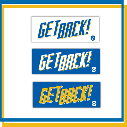 【GET BACK!シリーズ】ミニステッカー3枚セット