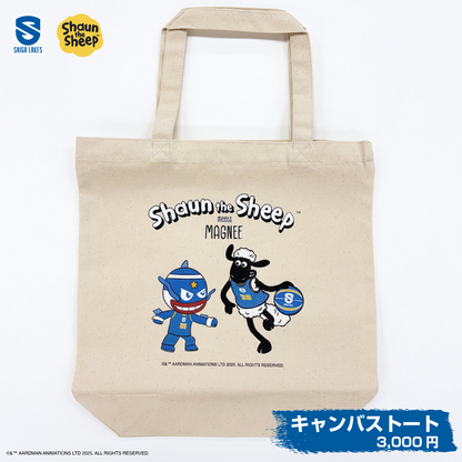 ひつじのショーンmeetsマグニー  キャンバストートバッグ