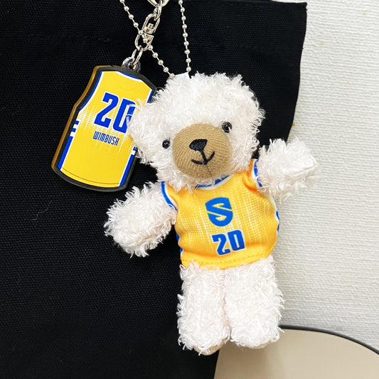2025-26 ユニフォーム・ベアキーチェーン(3rd Boost Yellow)