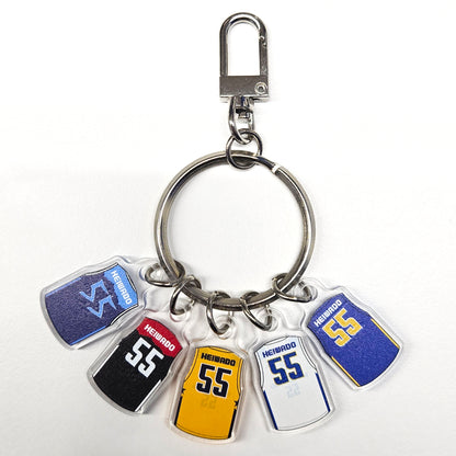 【予約受注商品】2024-25ユニフォーム 5連キーホルダー