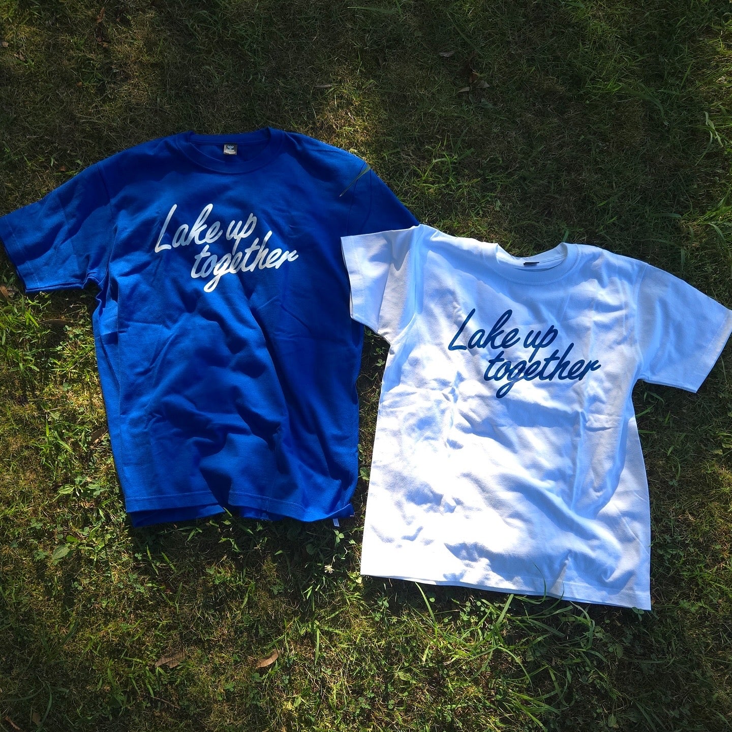 [Lake up together] T-shirt