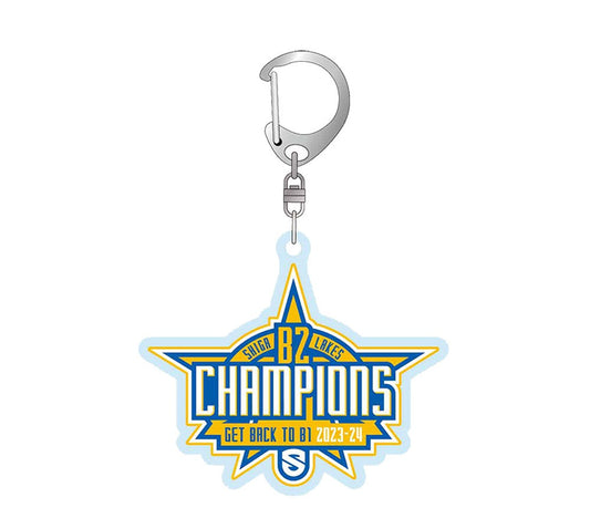 B2 Championship Commemorative Logo Acrylic Keychain