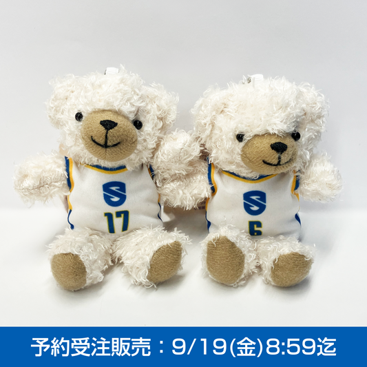 【予約受注商品】2025-26 ユニフォーム・ベアキーチェーン(AWAY)