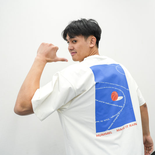 【hummel】バスケットコート コットンライクTシャツ