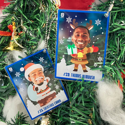 【シークレット】選手 クリスマス アクリルトレカ