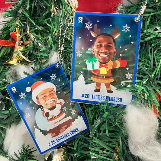 【シークレット】選手 クリスマス アクリルトレカ