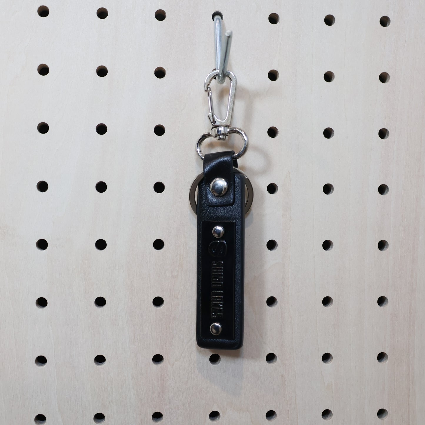 Faux Leather Keychain