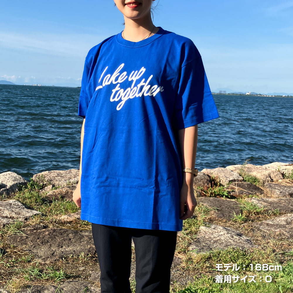 [Lake up together] T-shirt