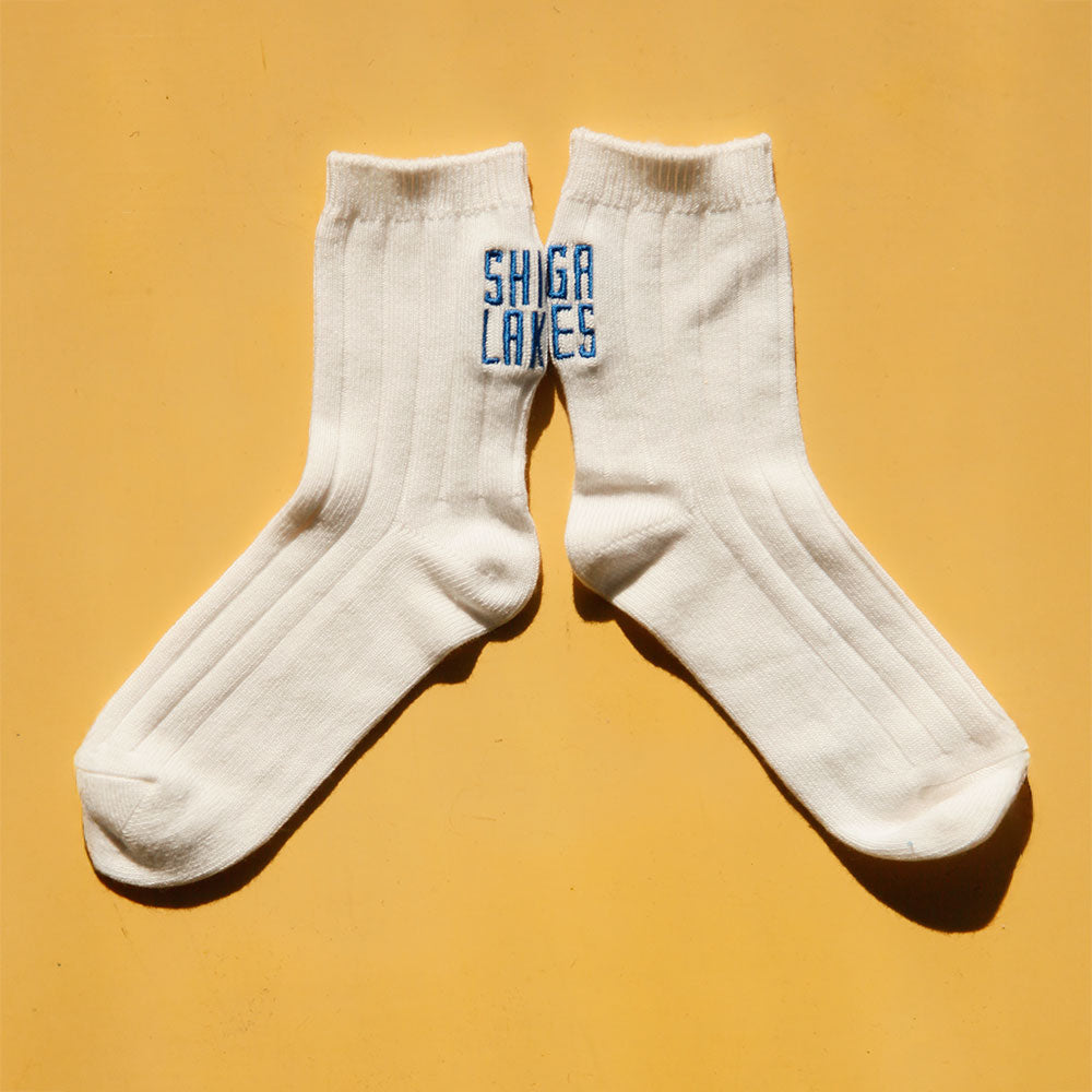 [Socks Shop Collaboration] [Men's] SHIGA LAKES Thick Ribbed Socks