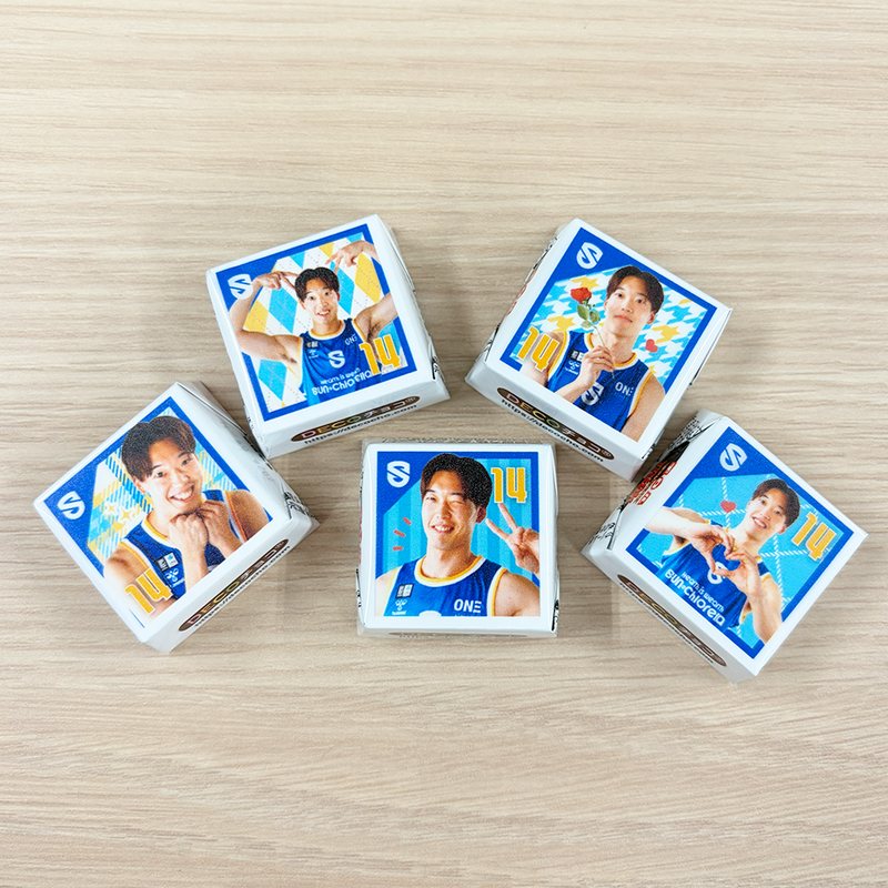 2025-26 レイクスチョコ（5個入・4デザイン）