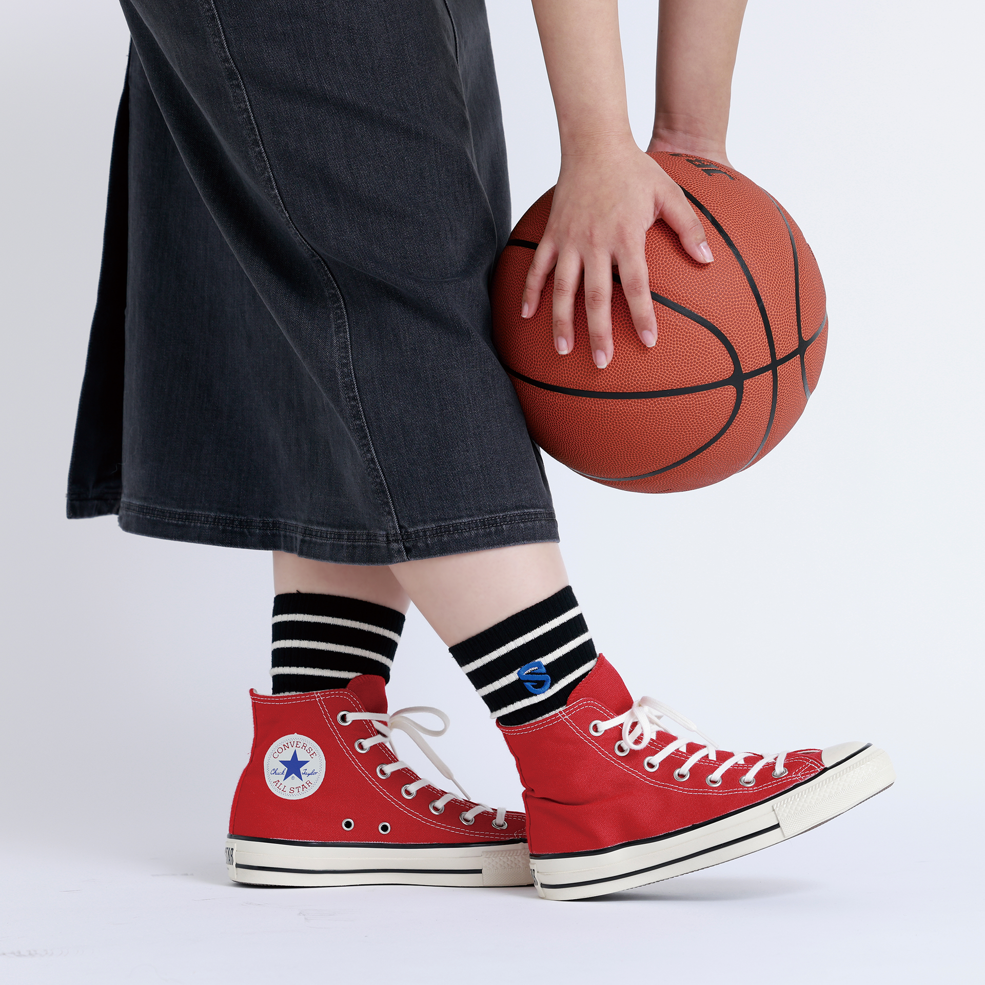 靴下屋コラボ】【レディース】ボーダーソックス(22.5~24.5cm) – 滋賀