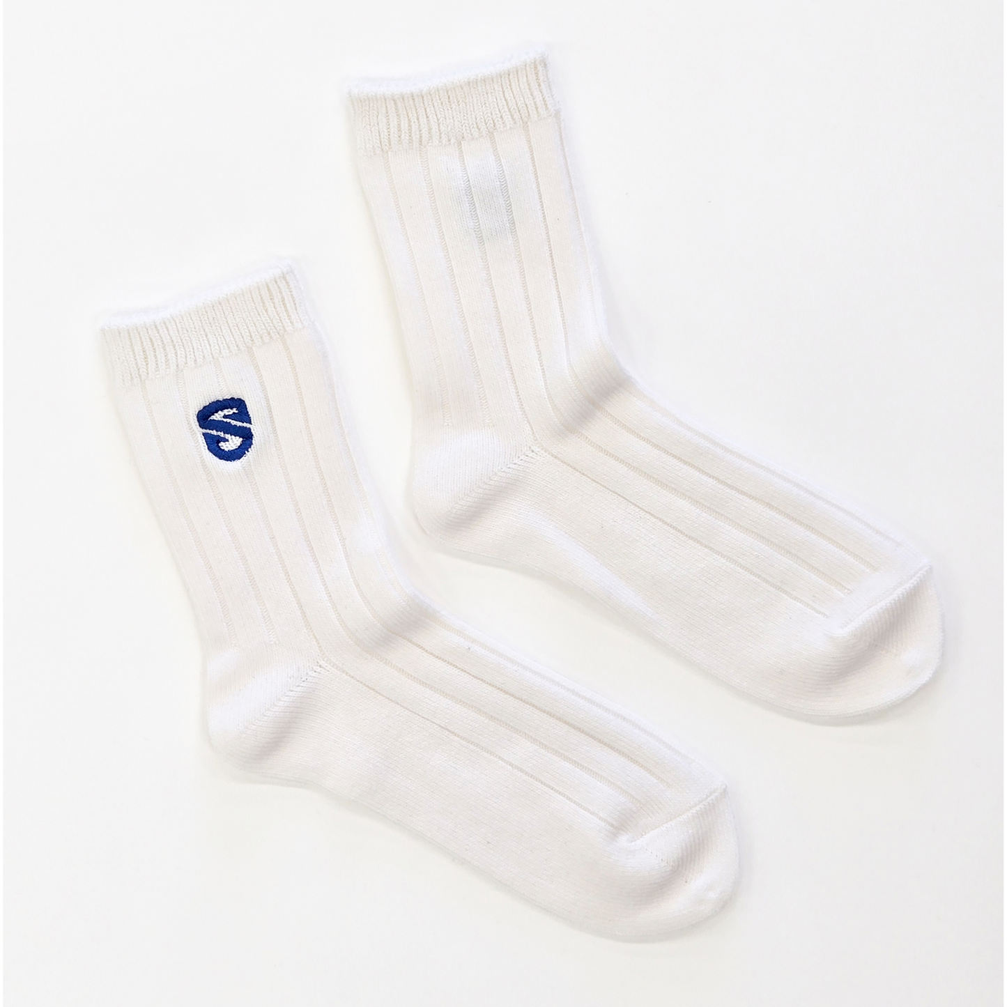 【靴下屋コラボ】【レディース】エンブレム刺繍太リブソックス(22.5~24.5cm)