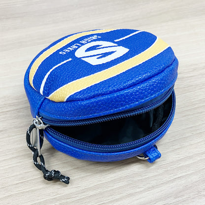 バスケットボール型 ラウンドポーチ