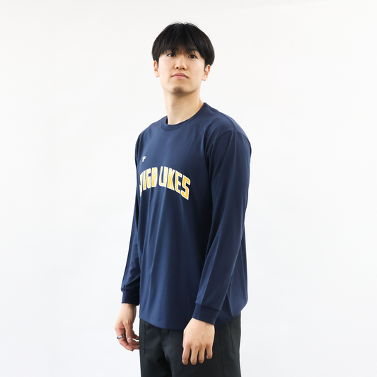 【hummel】カレッジロゴ 長袖Tシャツ