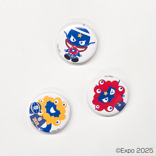 EXPO2025 【滋賀レイクス】ミャクミャク コラボ 缶バッジセット