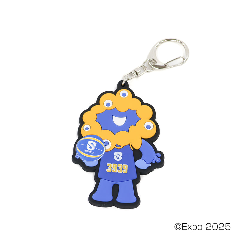 EXPO2025 【滋賀レイクス】ミャクミャク コラボ ラバーキーホルダー