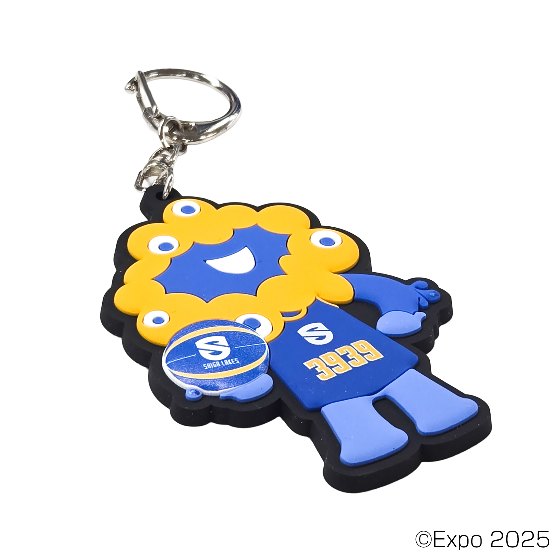 ミャクミャク帽子(59cm)ブラック、ホワイト＆プレーンクッキー＆キーホルダー EXPO2025 【滋賀レイクス】ミャクミャク コラボ ラバーキーホルダー