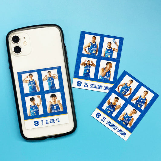 【シークレット】選手 証明写真風ステッカー